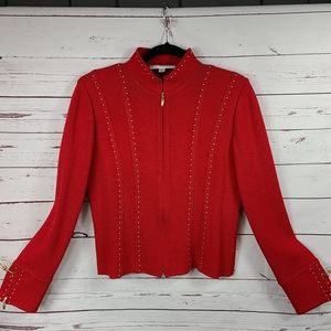 St John Knit Zip Jacket